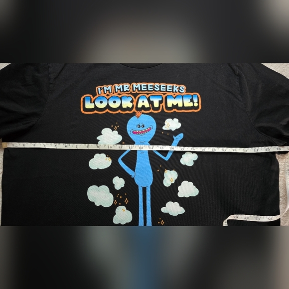 Rick And Morty I'm Mr Meeseeks Look at Me Funny Slogan Rude Cartoon Cotton, 3XL - Picture 2 of 9